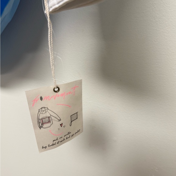 NWT Free People FP Movement Singin In The Rain Packable Jacket Baby Blue Size M - Picture 9 of 9